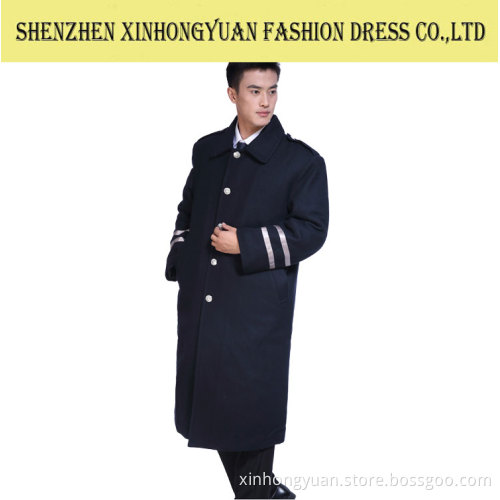 Custom Security Long Reflective Coat for Winter